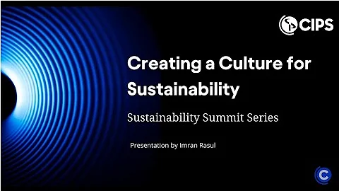 Creating a Culture for Sustainability