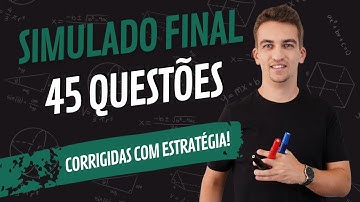 CORREÇÃO DO SIMULADO COM 45 QUESTÕES INÉDITAS NO MODELO ENEM! #matematica #enem #simulado