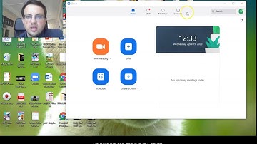 How To...Switch Languages on Zoom (English, Windows)