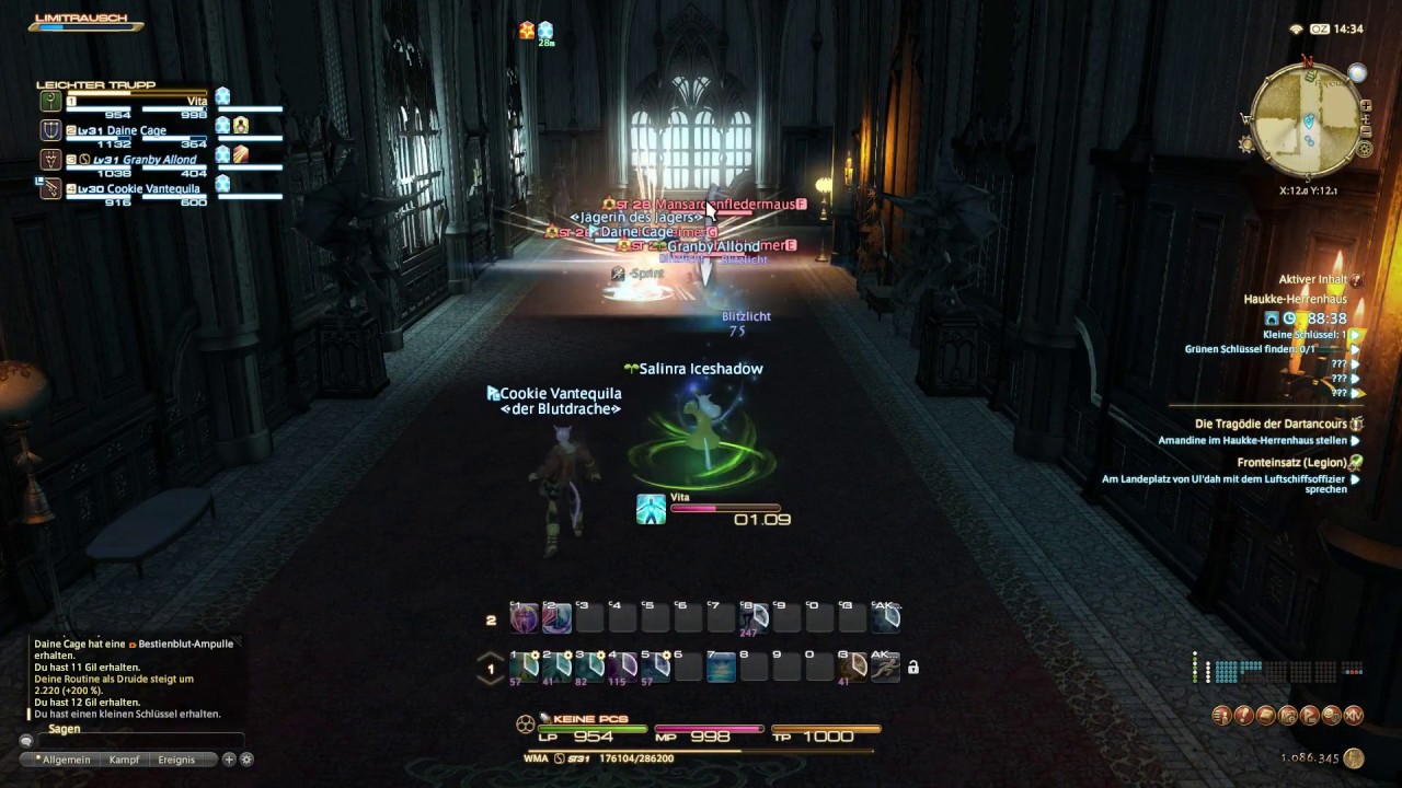 PoV Weissmagier | Haukke-Herrenhaus | Final Fantasy XIV (GERMAN) - YouTube