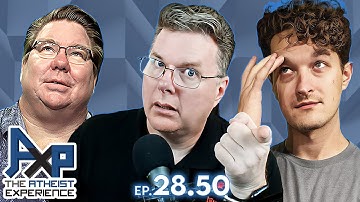 The Atheist Experience 28.50 with The Cross Examiner, Forrest Valkai, and Jim Barrows