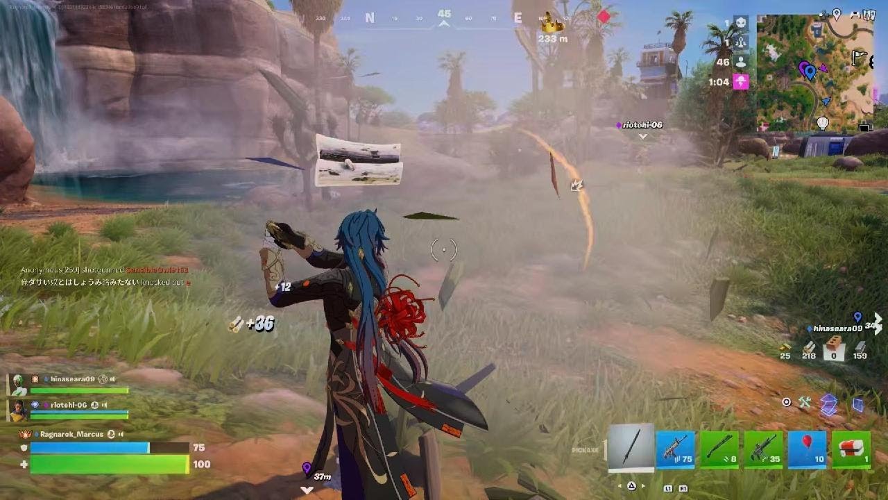 Fortnite_20260309 Enemy team red banana building sky bridge, other follow building more block max