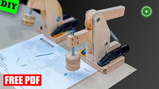 NEW design DIY Toggle Clamp - How to make Wooden Toggle Clamp