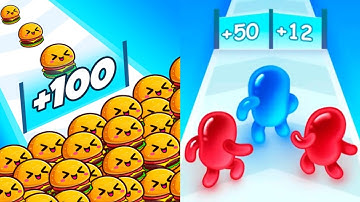 Food Run VS Join Blob Clash 3D Max All Levels Gameplay Android,iOS NEW UPDATE