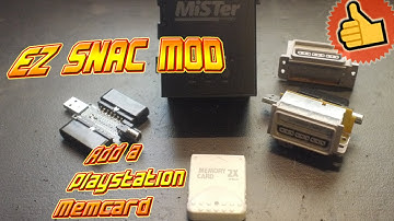 Memory Card Mod, MiSTer PS1 SNAC