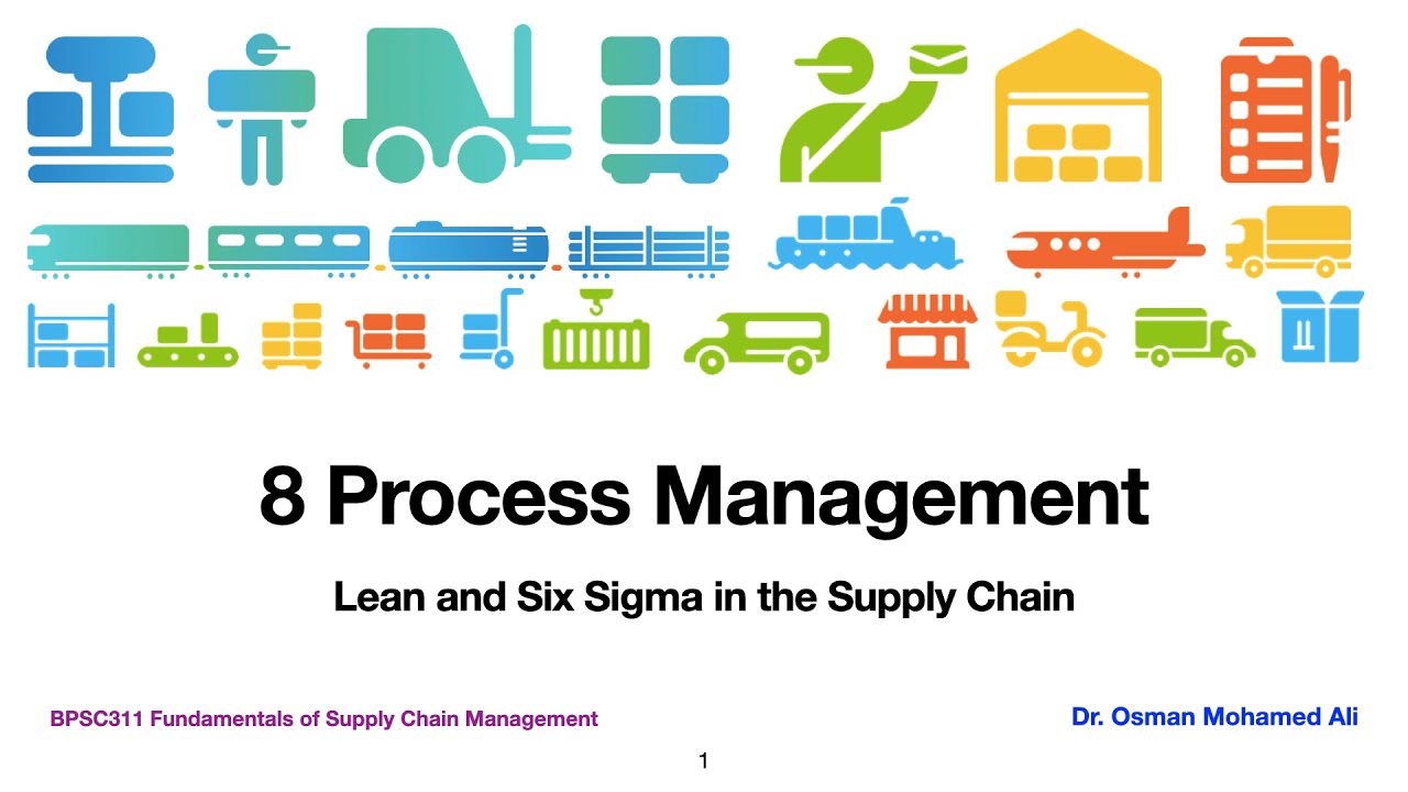 8 Process Management - Lean and Six Sigma in the Supply Chain إدارة ...