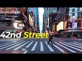 NUNCA VI TÃO LOTADO 😱Explorando a Rua mais Frenética de NYC, 42nd Street 🇺🇸🚕