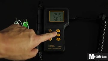 Smart Sensor AR847 Digital Humidity & Temperature Meter Review