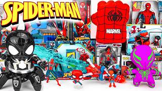 Marvel Spiderman Collection Unboxing Review | Spider-Verse Swords Toys | SPIDER-BOT BATTLES