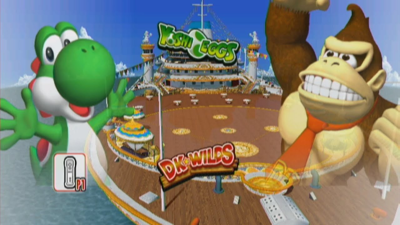 Mario Super Sluggers Season 5 Game 4 | Yoshi vs DK @ Daisy Cruiser