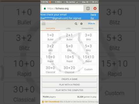 How to make a Lichess Account|| Play with friends[Lichess tutorial]