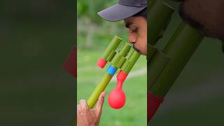 Amazing Slingshots with New Color Balloons #craft #diy #bamboo