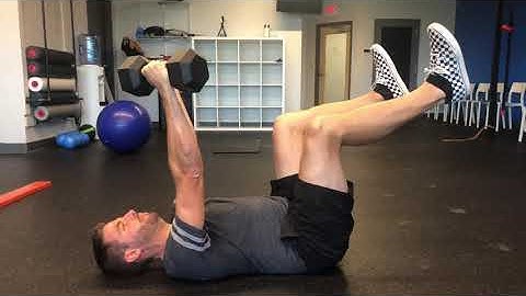 Dead bug Chest Press