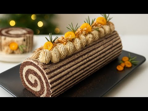 The Ultimate Holiday Mocha Roll Cake - Easy & Perfect Every Time - YouTube