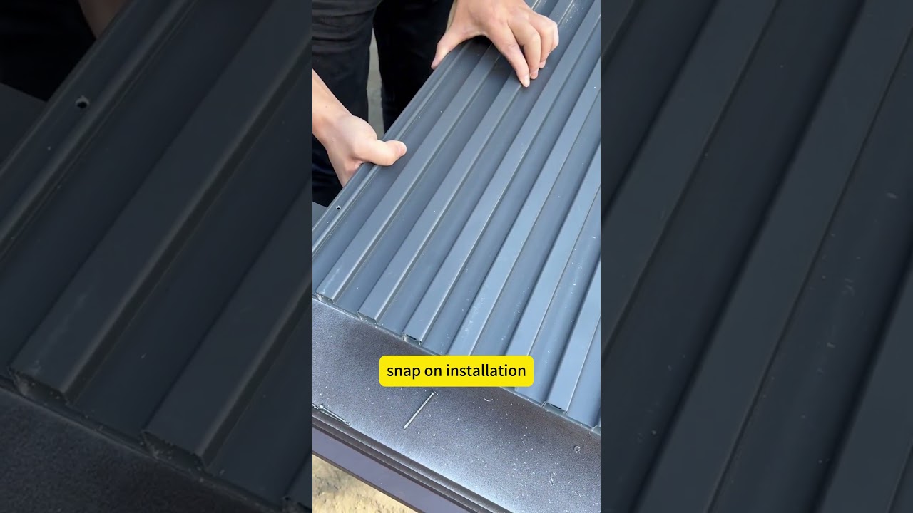 Excellent insulated aluminum tiles that enhance villa comfort! 