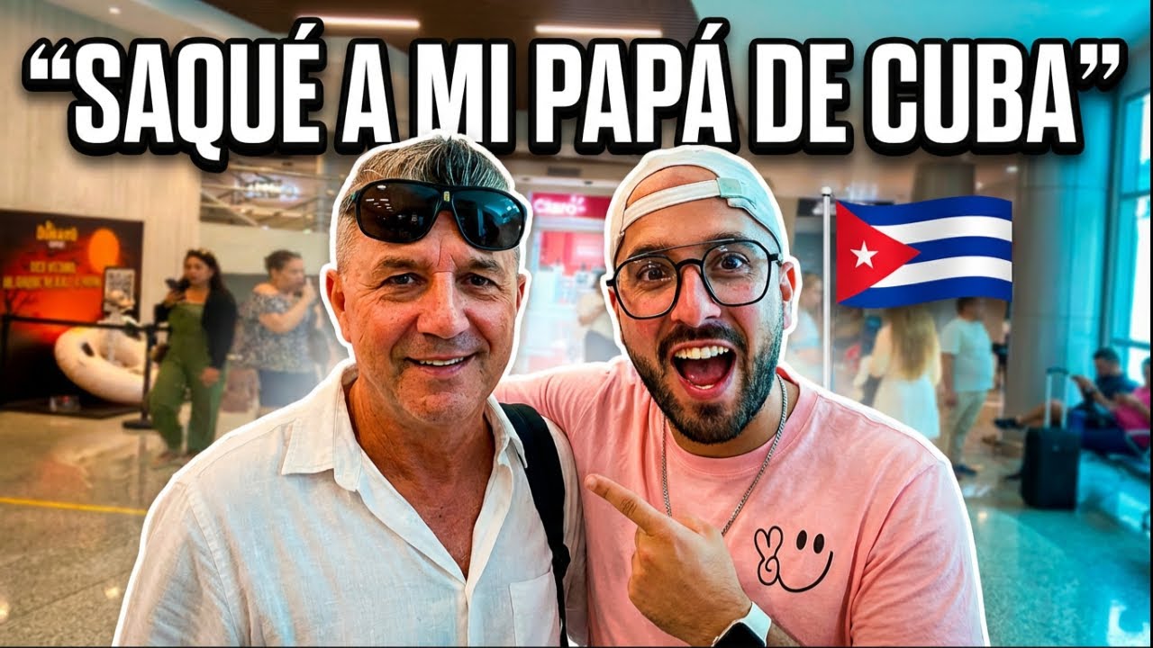 POR FIN PUDE SACAR A MI PAPÁ DE CUBA🇨🇺. AHORA YA ESTA EN TIERRAS DE LIBERTAD