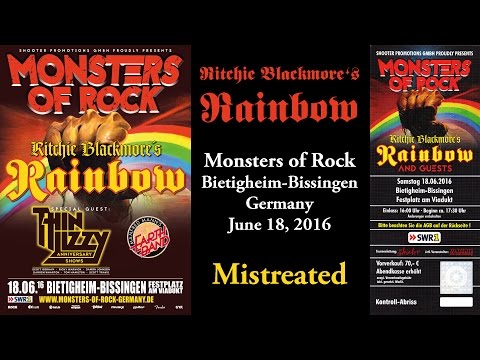 Ritchie Blackmore's Rainbow - Mistreated - Monsters of Rock (June 18, 2016)
