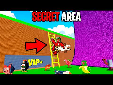 I Built A SECRET LADDER In Escape Tsunami For Brainrot 