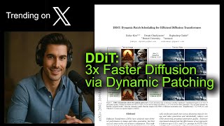 DDiT: 3x Faster Diffusion via Dynamic Patching