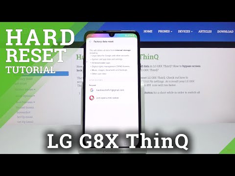 How to Hard Reset LG G8X ThinQ – Factory Reset Via Settings