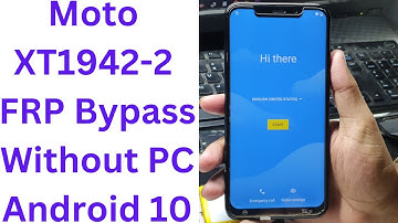 Moto XT1942-2 FRP Bypass Without PC Android 10 || motorola one power frp bypass - moto xt1942-2 frp