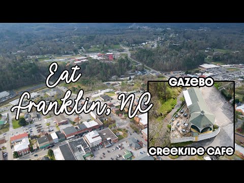 Eat Franklin NC Gazebo Creekside Cafe