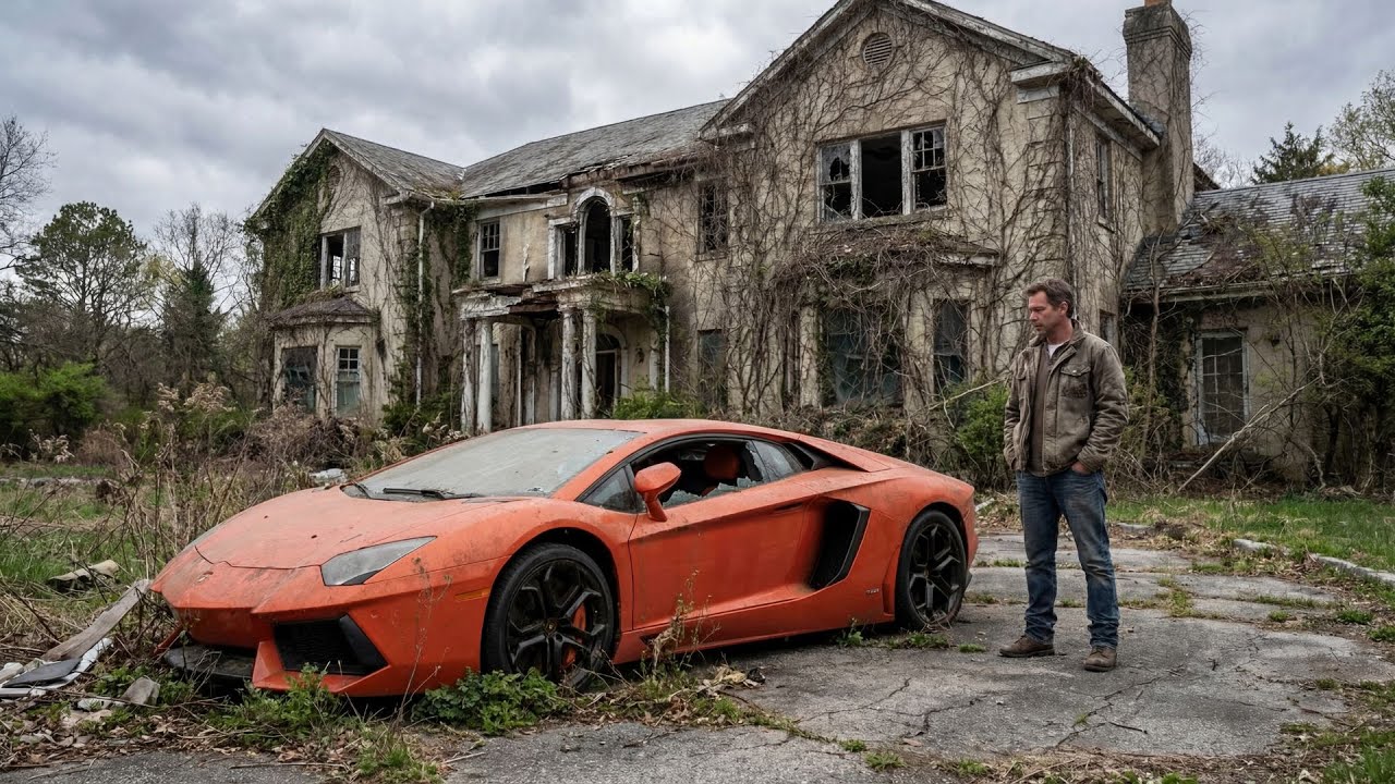 ASMR Car Restoration | Lamborghini Aventador Full Rebuild From Abandoned Mansion