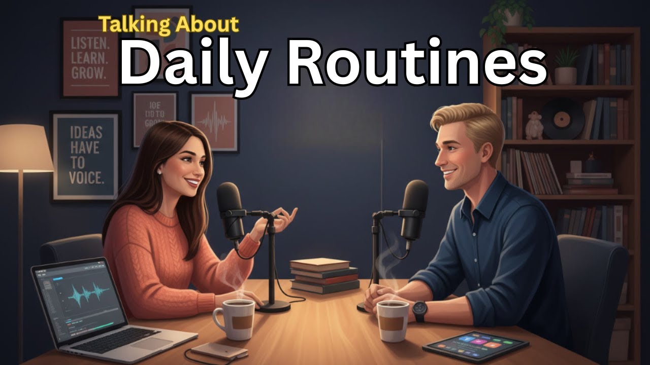 Learn English Naturally | Daily Routines with Lena & Ryan
