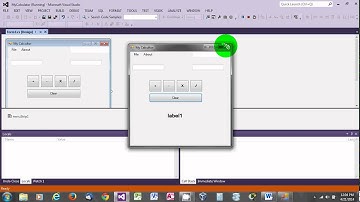 Create Simple Calculator in C# Visual Studio 2012
