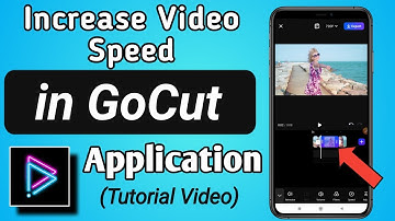 How to Increase Video Speed in GoCut Effect Video Editor App