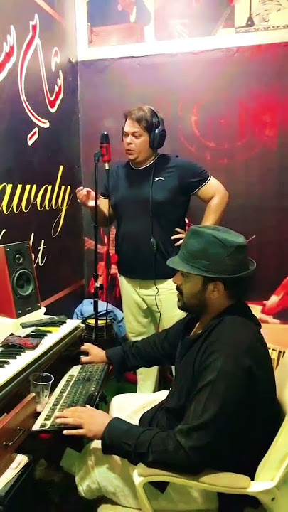 Saqib ryaz Ali Khan upcoming project at pancham studio Lahore #babasehgal #meharbano #chandsifarish
