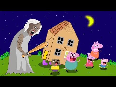 Peppa Pig vs Granny Zombie - George Please Save Peppa Family!!!🧟‍♀️ | Peppa Pig Funny Animation