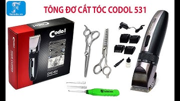 Hướng dẫn sử dụng tông đơ cắt tóc CODOL 531