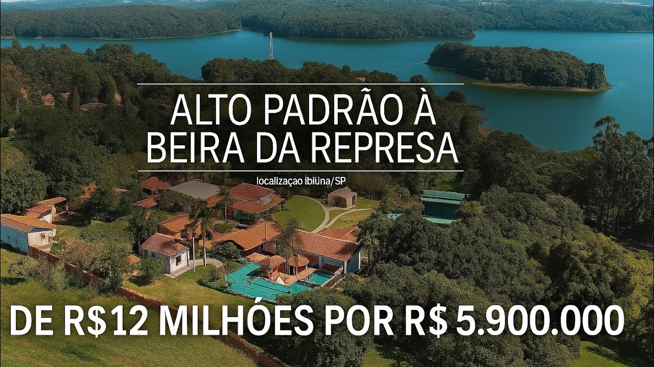 #265# Luxo à Beira da Represa por R$5.900.000 - Veja essa Oferta Incrível!