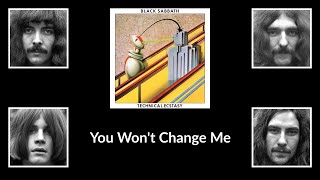 Black Sabbath - You Won&#39;t Change Me (lyrics)