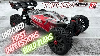Arrma Typhon 3s (Unboxed, Impressions, and Plan for this Buggy)