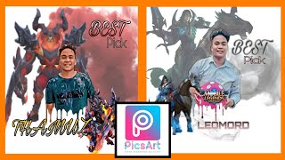 How to Create ML Poster using Picsart| Picsart Editing Tutorial screenshot 5