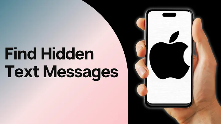 How to Find Hidden Text Messages on iPhone or iPad