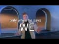 Never Gonna Give You Up, But Only When Rick Astley Says "We"