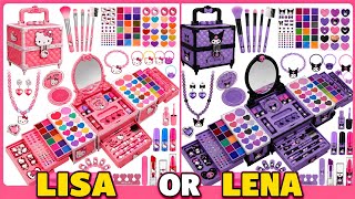 Lisa Or Lena: Hello Kitty Vs Kuromi Fashion Battle? 😍✨ Choose One Challenge 🎀🖤💜