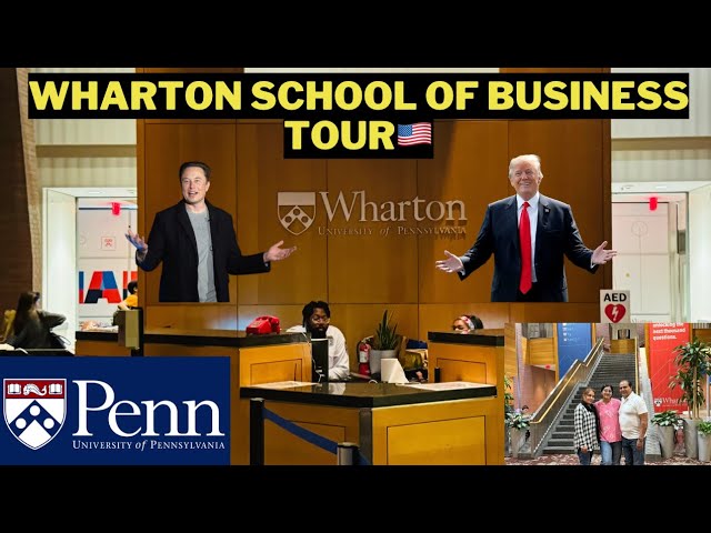 名門ビジネススクール:ペンシルベニア大学ウォートンの書類ケース Wharton School of Business Tour || Philadelphia (University of