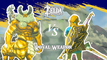 Beating Gold Lynel with Royal Weapon ONLY