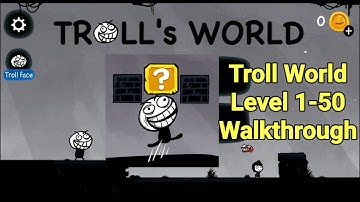 Troll World Meme Adventure Walkthrough | All Levels | Level 1-50