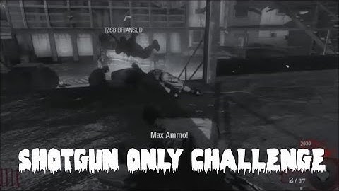 "Shotgun Only Challenge" Black Ops 1 Zombies - Ascension /W BrianSLD Part 3