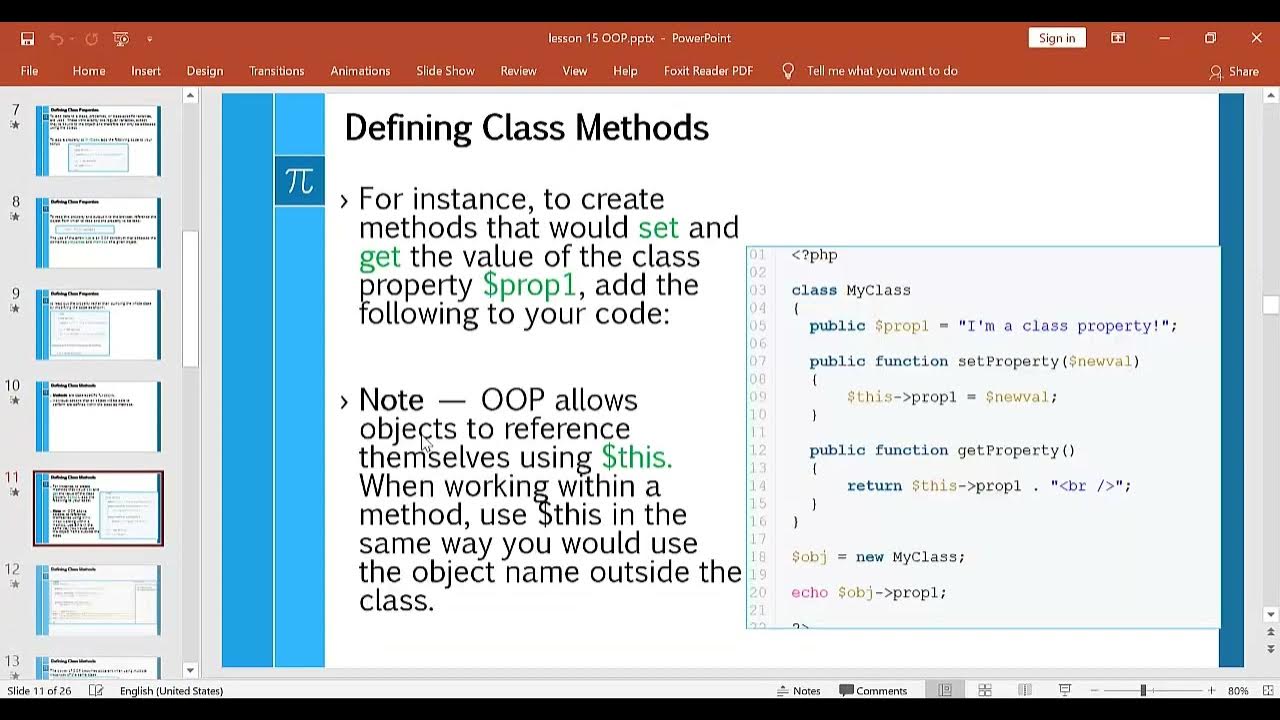 oop basics - YouTube