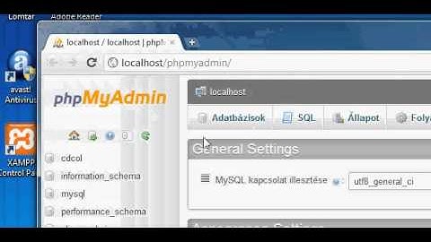 PHP Tutorial - 21 - MySql Adatbázis létrehozása