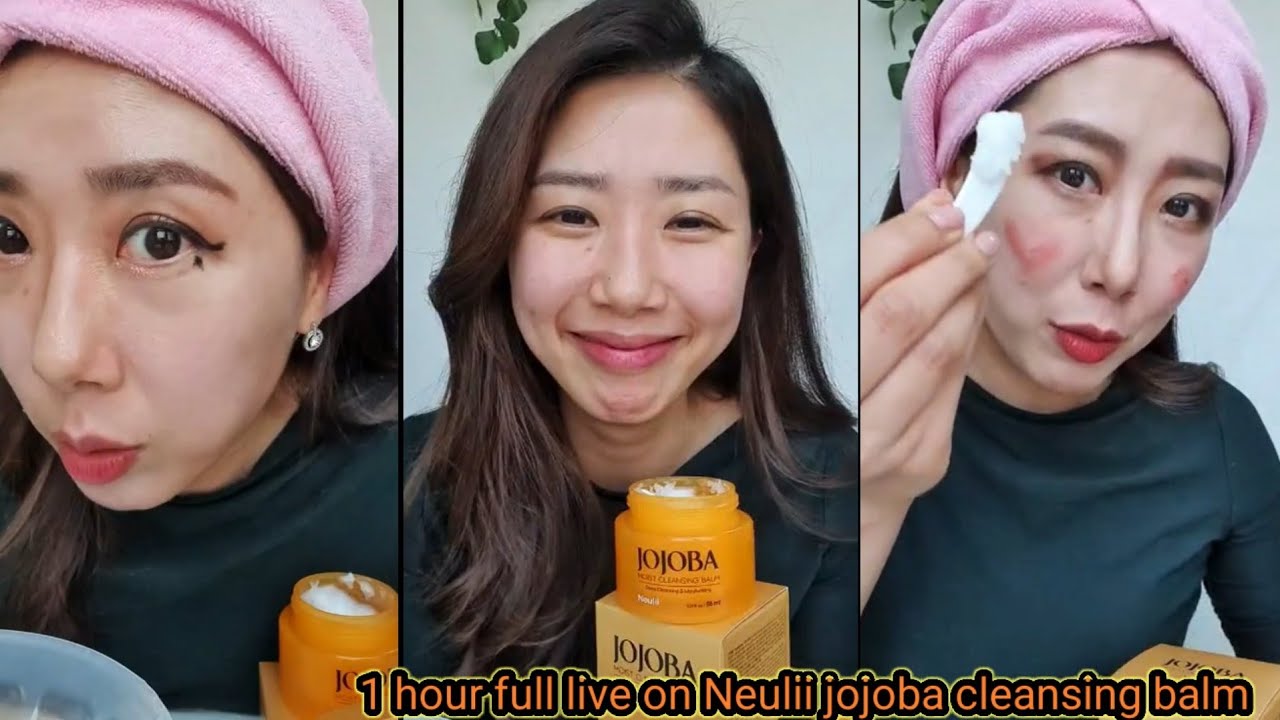 [Eng]Live Jojoba cleansing balm from Neulii YouTube