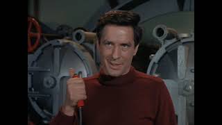 Supercut of John Cassavetes in Voyage to the Bottom of the Sea in 1965