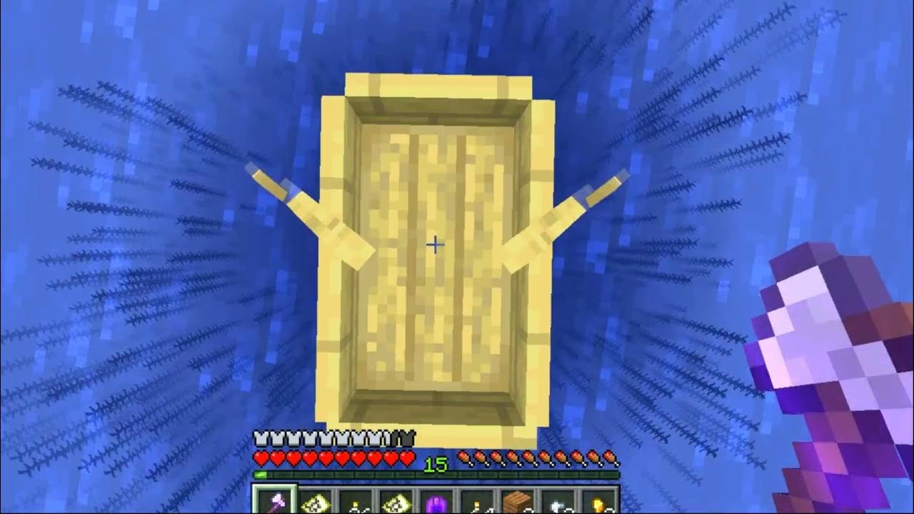 Minecraft sunken ship in the sea YouTube