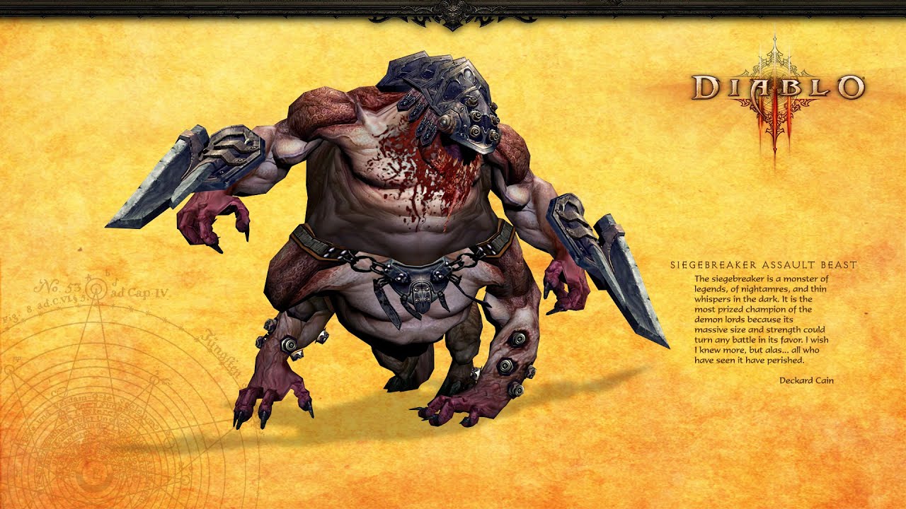 Diablo 3 Female Wizard - Siegebreaker - Siegebreaker Assault Beast - Boss Fight - EXPERT MODE